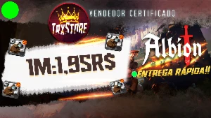 Prata Albion Online 1,95 R$ ENTREGA IMEDIATA| 24H ONLINE 🟢