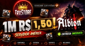 Prata Albion Online AMÉRICA 1,50 1m|PROMOÇÃO! |24H ONLINE 🟢