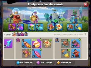 TH16 Vila Principal+Noturna praticamente full. - Clash of Clans