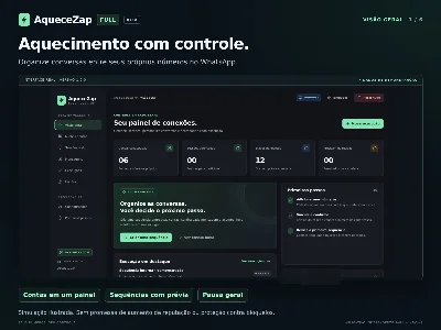 AqueceZap FULL - Aquecimento de Contas  [conteúdo removido] App para Windows - Sites, Lojas e Sistemas Prontos Sites e Scripts