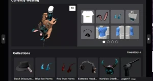 Conta roblox 100k+gastos korblox, red iron horns e etc