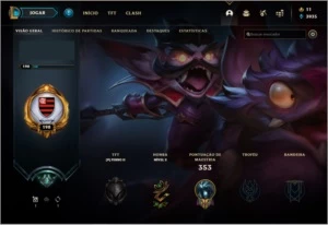 CONTA COM  2 SKINS ULTIMATES, 11 LENDÁRIAS E ALGUMAS LEGACY. - League of Legends LOL