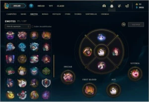 CONTA COM  2 SKINS ULTIMATES, 11 LENDÁRIAS E ALGUMAS LEGACY. - League of Legends LOL