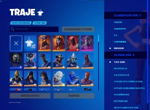 Conta de Fortnite Mais de 9 k em gastos