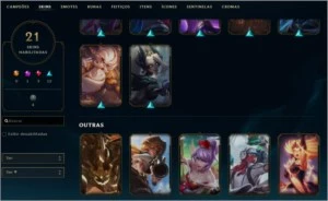 Conta League of Legends - Elo Prata IV - LVL 85 LOL