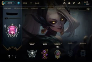 Conta League of Legends - Elo Prata IV - LVL 85 LOL
