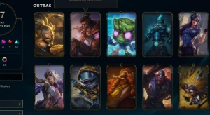 Conta Lol 57 Skins + 48K De Rp Em Skins - Não Sou Revendedor - League of Legends