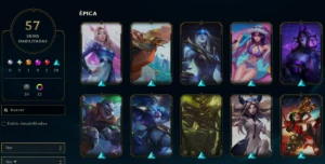 Conta Lol 57 Skins + 48K De Rp Em Skins - Não Sou Revendedor - League of Legends
