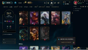 Conta Lol 100% Segura | Full Acesso | 361 Skins | Todos Camp - League of Legends