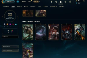 Conta Antiga Kayle Juíza E Rammus Rei - League of Legends LOL