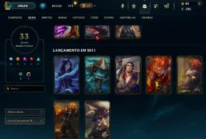 Conta Antiga Kayle Juíza E Rammus Rei - League of Legends LOL