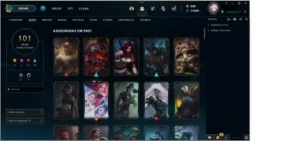 conta league of legends LEGENDARY LOL