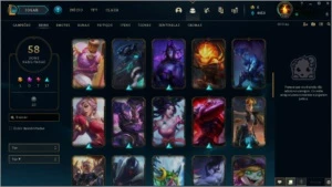 CONTA LOL +64 SKINS  (numero não confirmado na conta) - League of Legends