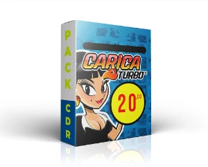 Pack Artes Caricatura CorelDraw - Somente Hoje!