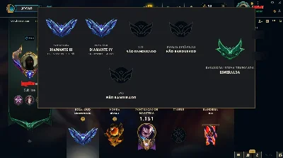 CONTA DE LEAGUE OF LEGENDS Elo Diamante - Solo/duo e Flex LOL