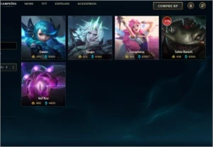 CONTA LEAGUE OF LEGENDS COM 112 SKINS LOL