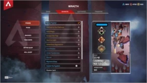 Conta Wraith com Herança Kunai + de 2000 kills - Apex Legends