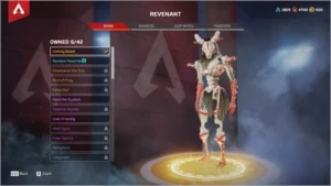 Conta Wraith com Herança Kunai + de 2000 kills - Apex Legends