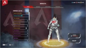 Conta Wraith com Herança Kunai + de 2000 kills - Apex Legends