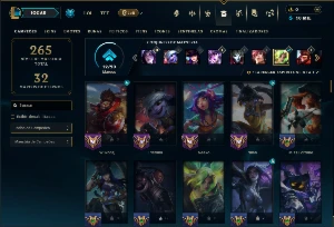 Diamante 2 com 110 Champs e 48 Skins +8 Vitoriosas - League of Legends LOL
