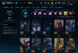 Diamante 2 com 110 Champs e 48 Skins +8 Vitoriosas - League of Legends LOL