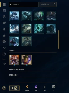 Conta League of Legends Full Acesso - 118 Champs e 104 Skins LOL