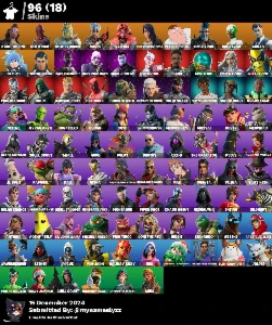 Conta Fortnite com 96 skins - Outros