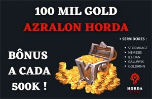 100K GOLD WOW - AZRALON - Blizzard