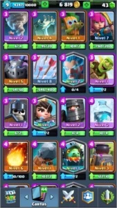 Conta clash Royale com 8 Lendarias