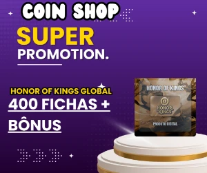 Honor Of Kings 400 Fichas + Bônus