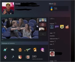 Conta STEAM 6 anos com 18 jogos+ lv28 FOCO CSGO E GTA