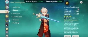 Conta Genshin Ar 53 Mualani (Assinatura) - Genshin Impact
