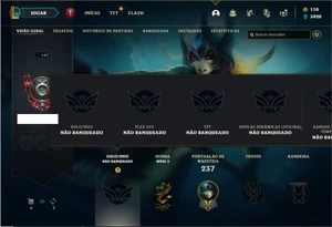 Conta Unranked com 85 Champs e 48 Skins (Criada em 2012) - League of Legends LOL