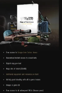 Conta Tarkov Edge Of Darkness Edição Limitada - Escape from Tarkov