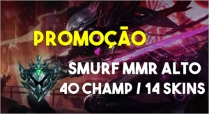 CONTA LOL SMURF | PLAT 4 | 40 CHAMP | 14 SKINS - League of Legends