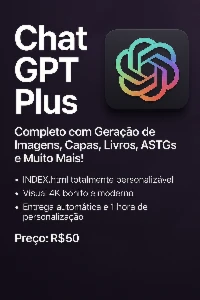 Chat Gpt Plus - Serviços Digitais