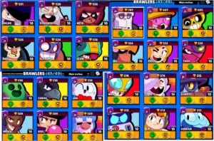 CONTA BRAWL NVL 181 + TODOS OS 51 BRAWLERS FULL - Brawl Stars