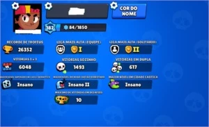 CONTA BRAWL NVL 181 + TODOS OS 51 BRAWLERS FULL - Brawl Stars