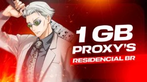 🛜 Proxy Residencial Fixo BR - 1GB
