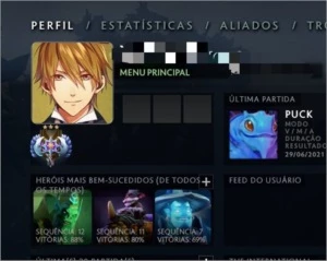 Conta 4k+ - DOTA 2