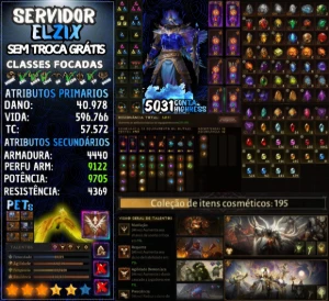 Conta com 5k de resso