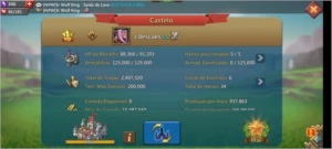 Conta lords mobile t4  230M poder