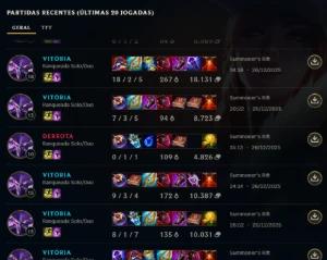 Conta LoL LvL 714, 326 skins, 428 ícones, todos os champions - League of Legends