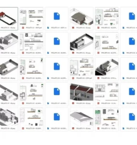 Super Pack  Projetos Prontos de Casas AutoCad, Dwg, Rvt,  [conteúdo removido]  - Outros