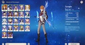AR41 Childe(Tartaglia) + Estrela Invernal - Genshin Impact