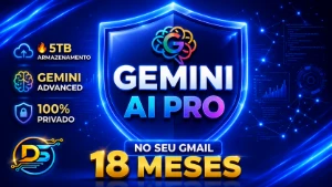 Gemini Pro + Antigravity + Flow 18/mês 30 dias de garantia!