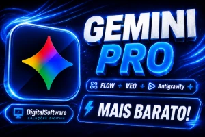 Gemini Pro + Antigravity + Flow 18/mês 30 dias de garantia! - Inteligência Artificial