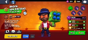 Conta Brawl Stars Muitos Pins E 2 Skins Hipercargas