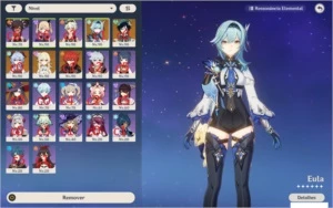 GENSHIN IMPACT - AR 56 NA 5 PERSONAGENS 5⭐ 3 ARMAS 5⭐ EULA⭐