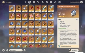 GENSHIN IMPACT - AR 56 NA 5 PERSONAGENS 5⭐ 3 ARMAS 5⭐ EULA⭐
